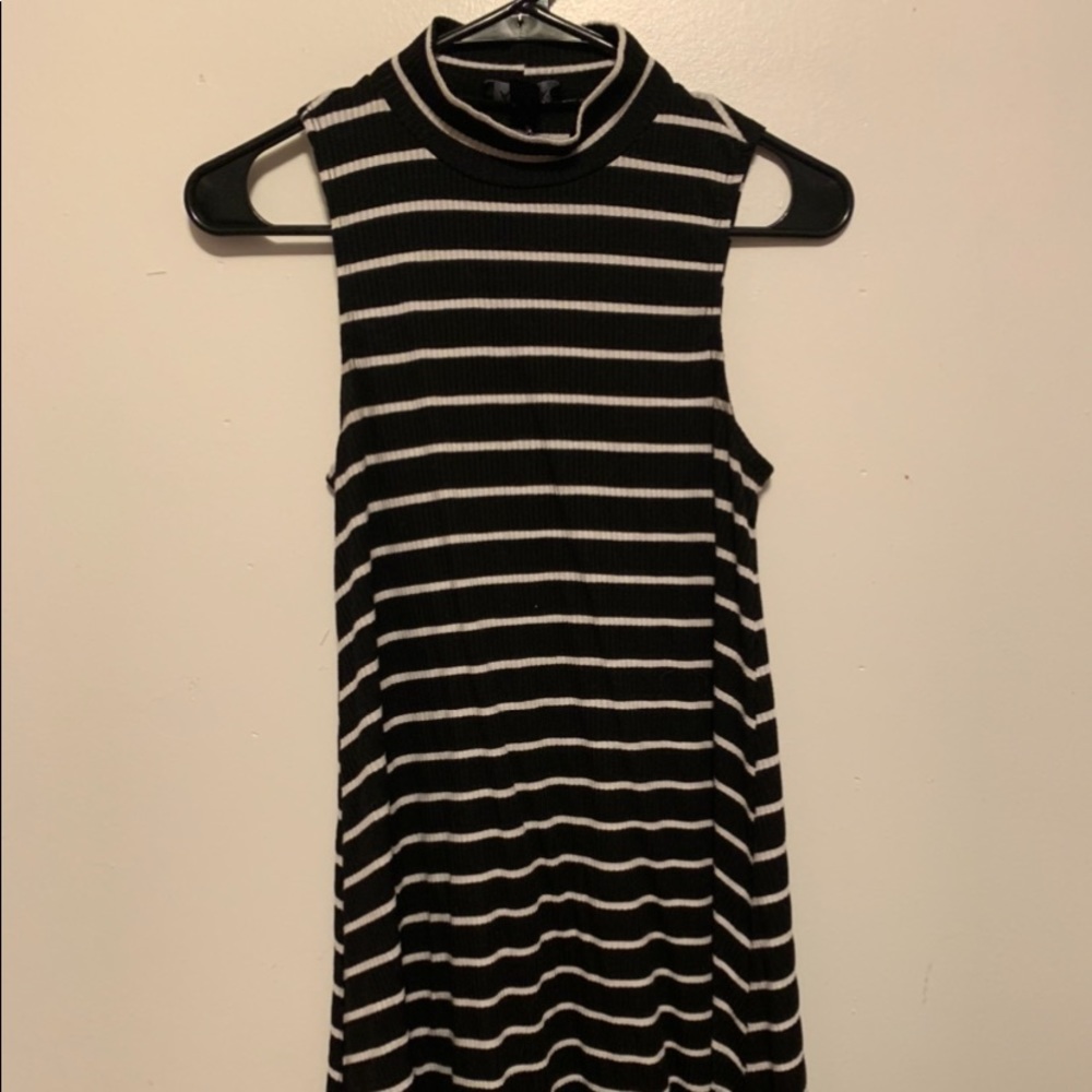 Black & White Striped Dress